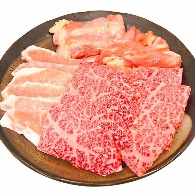 牛肉 豚肉 鶏肉 の三品焼肉セット 900g