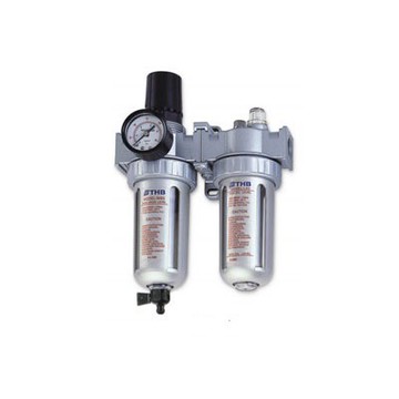 WIN 五金THB-FRL89 (3分)3/8  結合型防暴三點組合-濾水器-調壓器-給油器 三點組合 空壓機用 濾水器