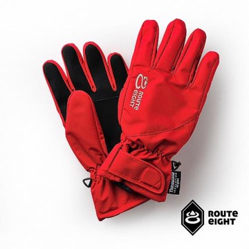 Route8 KREATE 3M 防水保暖手套 (酒紅色)