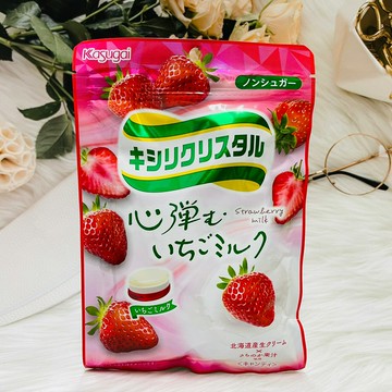 日本 Kasugai 春日井 草莓牛奶風味硬糖 63g｜全店$299 全家取貨免運
