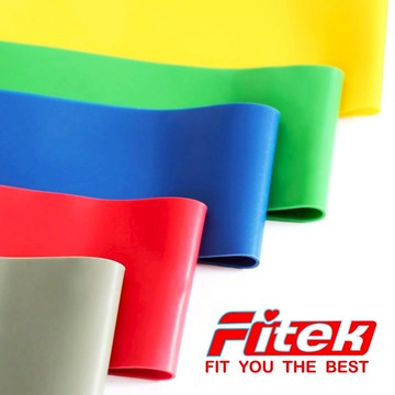 現貨MINI BAND［整套五入］天然乳膠阻力圈／彈力圈瑜珈帶／環狀彈力帶迷你彈力帶【Fitek健身網】