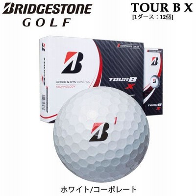 ブリヂストン ゴルフボール ツアーB X コーポレートカラー 1ダース BRIDGESTONE 22TOUR B X CP 1D