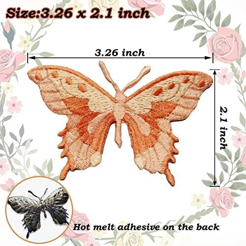 Butterfly Patches Iron on Pieces SPRT Butterfly Embroidered Patch Appliques Butterfly Repair Patch for Jeans Bags  Clothing  Arts Crafts DIY