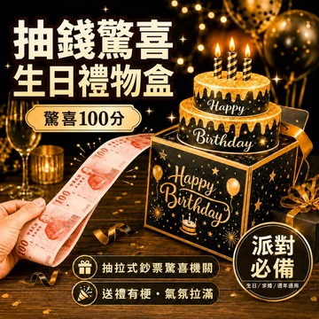 【隔日到貨】蛋糕抽錢盒 抽錢盒 蛋糕抽盒 生日抽錢盒 禮物盒 紅包拉錢 生日禮物 情人節禮物 七夕禮物 母親節禮物