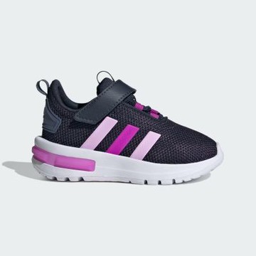 Adidas Racer TR23 EL I [JH9569] 小童 慢跑鞋 運動鞋 魔鬼氈 緩衝 透氣 深藍 紫