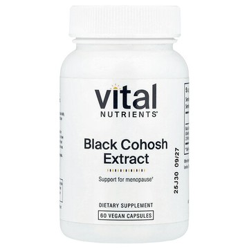 Vital Nutrients, 黑升麻提取物，250 毫克，60 粒全素膠囊