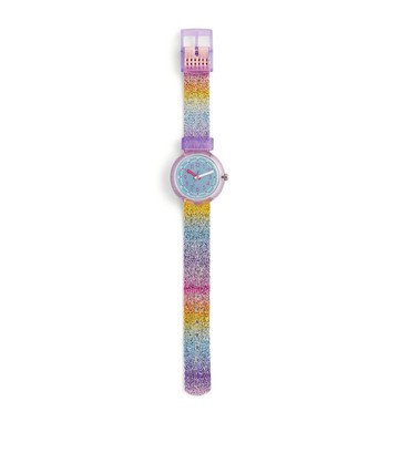 Flik Flak Shine in Rainbow Watch