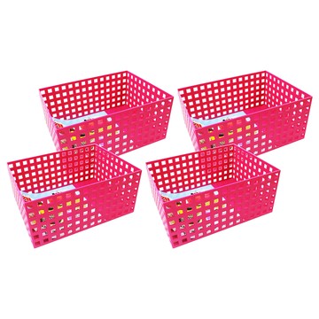 GIMI 吉米 高寬積木整理盒  顏色隨機  4個  28 x 14 x 13cm