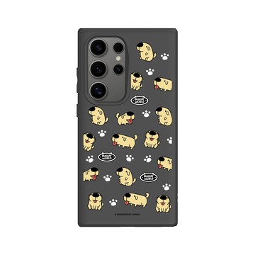 Galaxy S24 Ultra SolidSuit 黑 - 貓貓蟲咖波 Bugcat Capoo - 10th 經典狗狗
