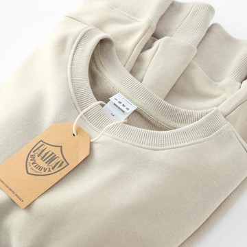 懂貨的來 ！衛衣男款330G重磅毛圈純色休閑圓領男士外套寬松打底