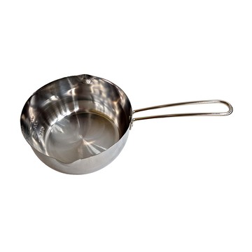 下村企販 不鏽鋼附刻度單手鍋 18cm 1.9L 18-8不鏽鋼 日本產  1個