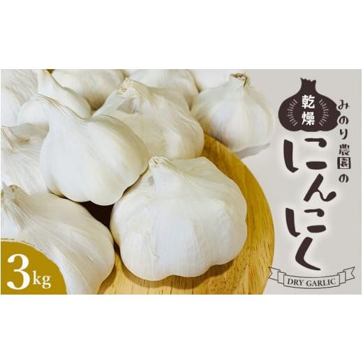 ふるさと納税 和歌山県 古座川町 みのり農園の乾燥にんにく 3kg ／ニンニク にんにく 乾燥にんにく 乾燥ニンニク