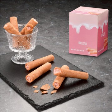 【亞尼克】草莓生乳捲風味蛋捲8入