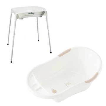 小獅王辛巴 simba 沐寓成長澡盆+vivibaby站立澡架(2色可選)防滑浴盆 嬰兒澡盆 嬰兒浴盆