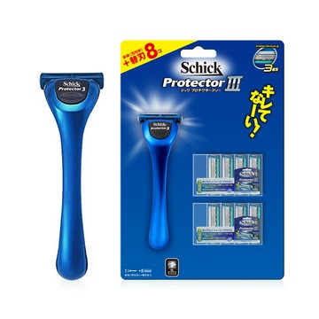 Schick 捍將3刮鬍刀(1刀把9刀片)