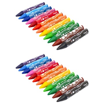 Maped 幼兒三角蠟筆 叢林款 安全無毒 易握取  2盒  12色