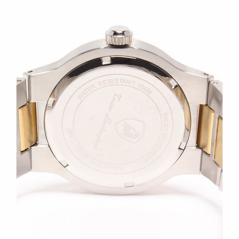 Tonino Lamborghini クォーツ腕時計 シルバー/ホワイト ⚡️Tonino Lamborghini RSF277 Quartz Sport Chronograph Men's Watch