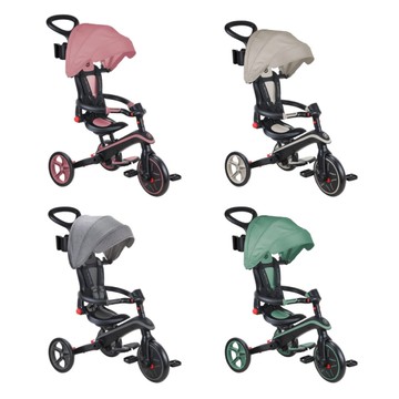 法國 GLOBBER 4合1 Trike多功能3輪推車折疊版(多色可選)