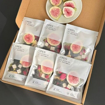 ⭐臺灣出貨⭐【紅書同款】原版原創輕顏茶凍幹無花果桑葚玫瑰茯苓20g/包高品質