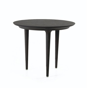 Lunar Side Table 圓邊桌（黑橡木）