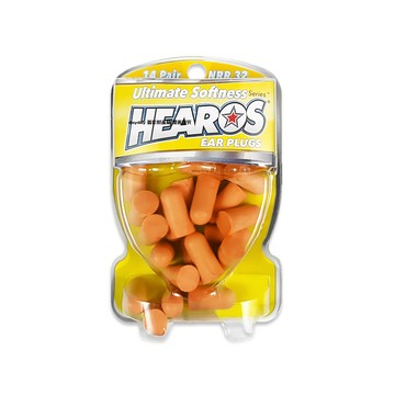 耳罩/護目鏡 美國Hearos-PU泡棉護聽力靜音耳塞-型號5210膚色14對/盒(小耳道用,降噪規格NRR32dB)