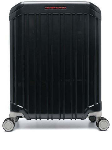 PIQUADRO - hardside spinner cabin suitcase - men - Aluminium/Metal/Acrylonitrile Butadiene Styrene (ABS)/Nylon/Polycarbonite/Polyester/Polypropylen...