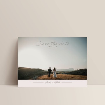 單卡喜帖【 喜帖印刷 】編號2235 明信片喜帖 少量喜帖 喜帖設