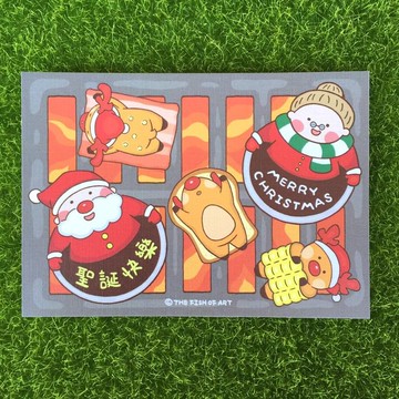 聖誕大餐明信片 -C0302