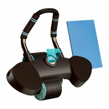 【暴力力學】卷腹健腹輪 搶奪腹肌馬甲線 告別胖嘟嘟 加贈柔軟跪墊