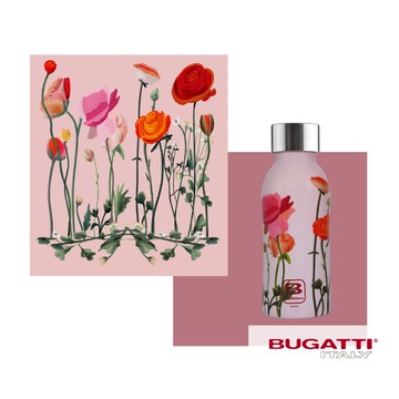 【Bianco di puro 彼安特】BUGATTI 四季花卉保溫瓶350ml