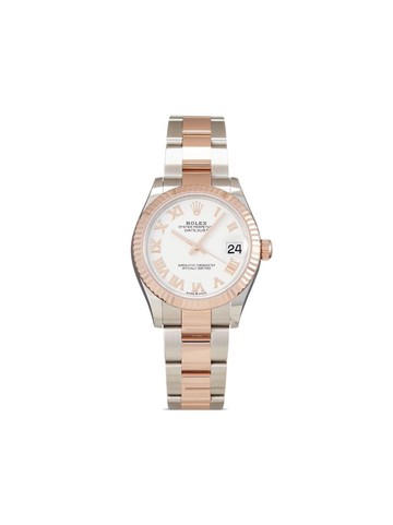 Rolex - 2023 unworn Datejust 31mm - unisex - Rose Gold/stainless steel/Sapphire Glass - One Size - White