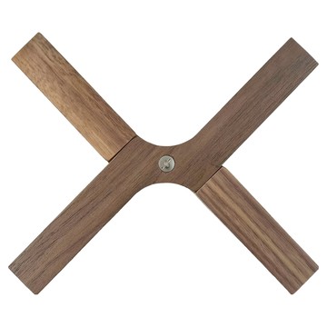 原木摺疊鍋墊  胡桃木  1個