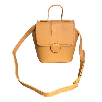 斜背包 V10 純色翻蓋質感水桶包 單肩包 斜背包  手提包 側背包 韓版女包 百搭 流行女包【現貨】