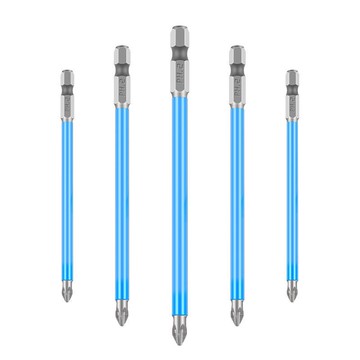 防滑十字批頭單頭防滑強磁性風批頭手電鉆起子頭六角柄電動螺絲刀