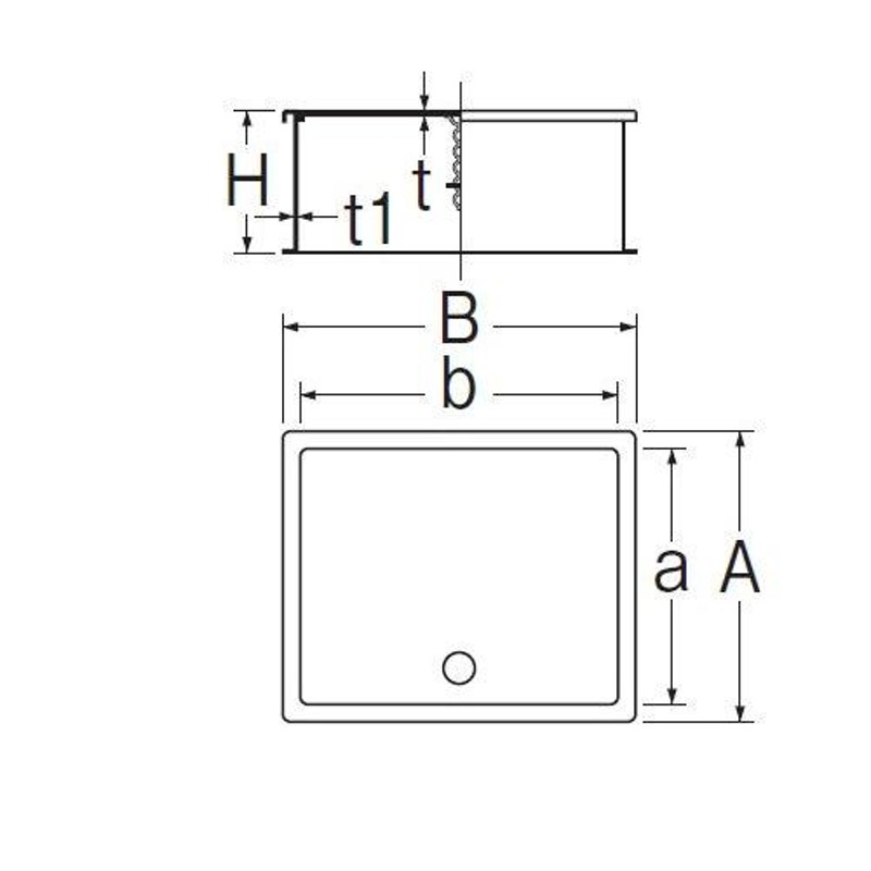 SANEI(旧:三栄水栓製作所):散水栓ボックス(床面用) 型式:R81-5-250×300