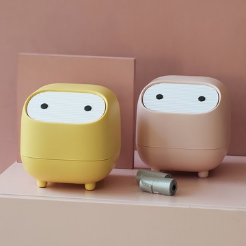 桌面垃圾桶客廳茶幾家用臥室床頭餐桌小號可愛迷你辦公桌上小紙簍