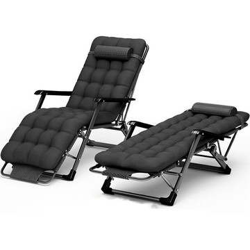 楓林宜居 午休午睡折疊躺椅靠背懶人沙灘休閑涼靠椅子床便攜家用陽臺行軍床