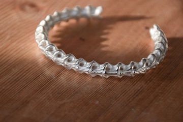 原創設計暗黑美學骨骼手環純銀脊椎骨節開口手鐲