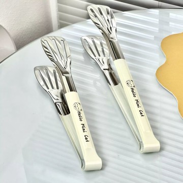 瓦尚旺小料夾火鍋蔬菜夾旅行露營烤夾烤肉夾家用廚房桌面食品夾子