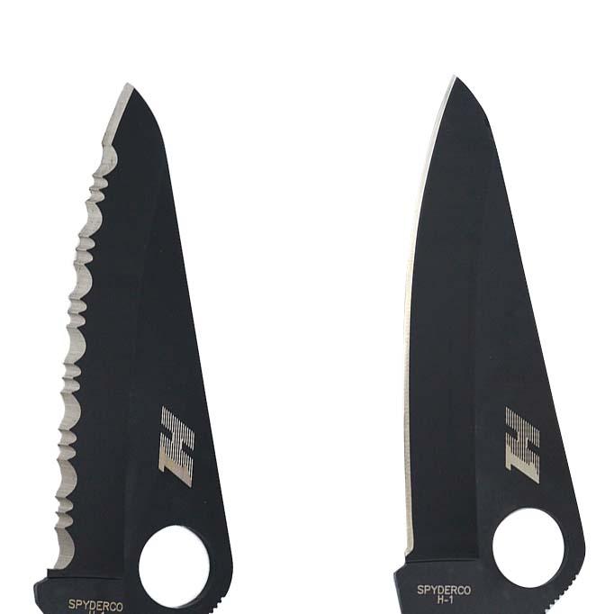 ジーサカイ スパイダルコ Spyderco C91BBK パシフィックソルト オールブラック フォールディングナイフ 折りたたみナイフ