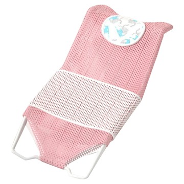 哩哩摳摳 大象透氣浴網架 網布材質 適用年紀0-3歲  粉色  1個