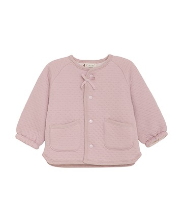 梅花鹿粉色長袖外套(雙面可穿)80cm