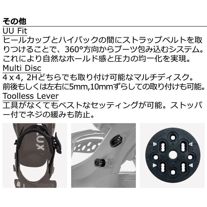 23-24 FLUX/フラックス CV シーブイ メンズ レディース ビンディング