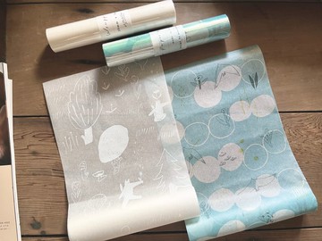 散策小徑、白群 - 包裝紙卷 wrapping paper roll