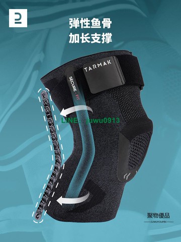 運動護膝膝蓋男籃球護具專業半月板關節跑步跳繩羽毛球防護用品【聚物優品】