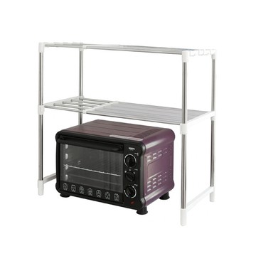 【H&R安室家】多用途升降微波爐置物架 KCF05