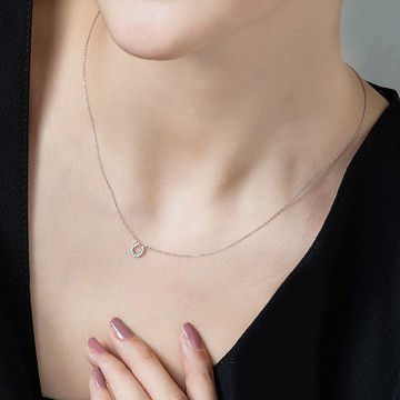 京華鑽石 Unique U獨特的妳II 10K 共0.10克拉 輕珠寶鑽石項鍊