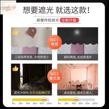 床簾家用臥室拉簾遮擋布宿舍少女上鋪上下床簾子遮簾下鋪學生
