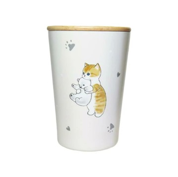 日本 MOFUSAND 保溫 保冷 木蓋 400ML 水杯 不鏽鋼