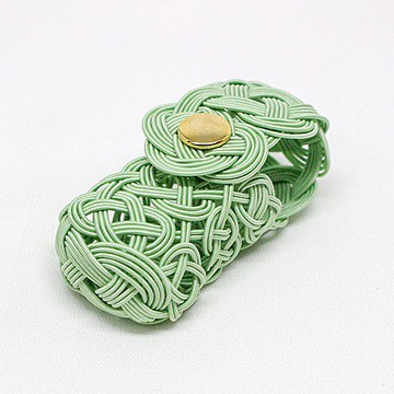 祈願美好約定的 水引唇膏・印鑑收納盒 (薄荷綠)